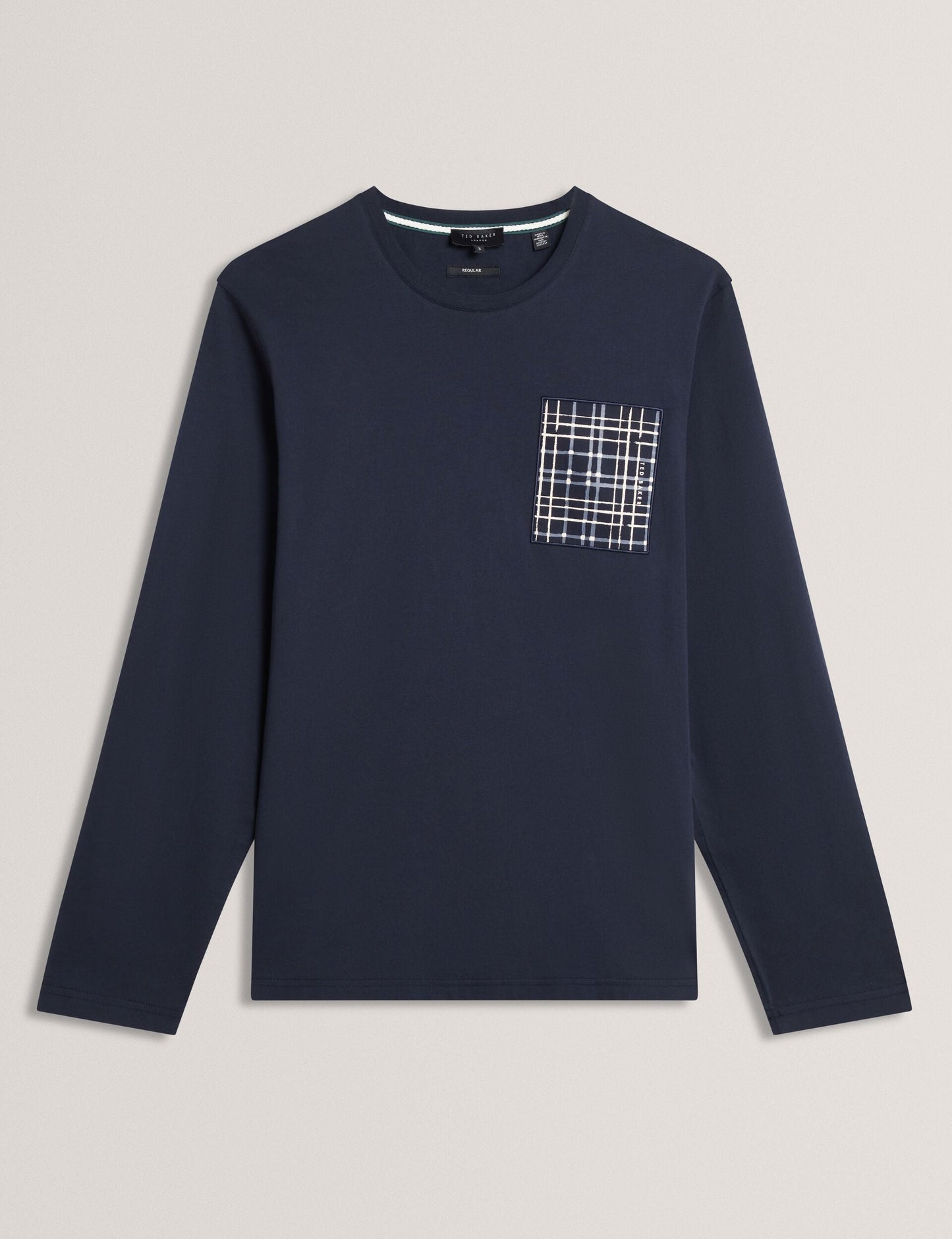 Ted Baker SININO Graphic Patch Long Sleeve T-Shirt