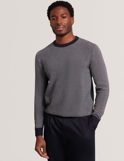 Ted Baker NEOPOTI Contrast Stitch Knit Cotton Polo Shirt