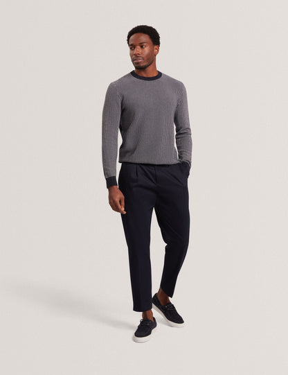 Ted Baker NEOPOTI Contrast Stitch Knit Cotton Polo Shirt