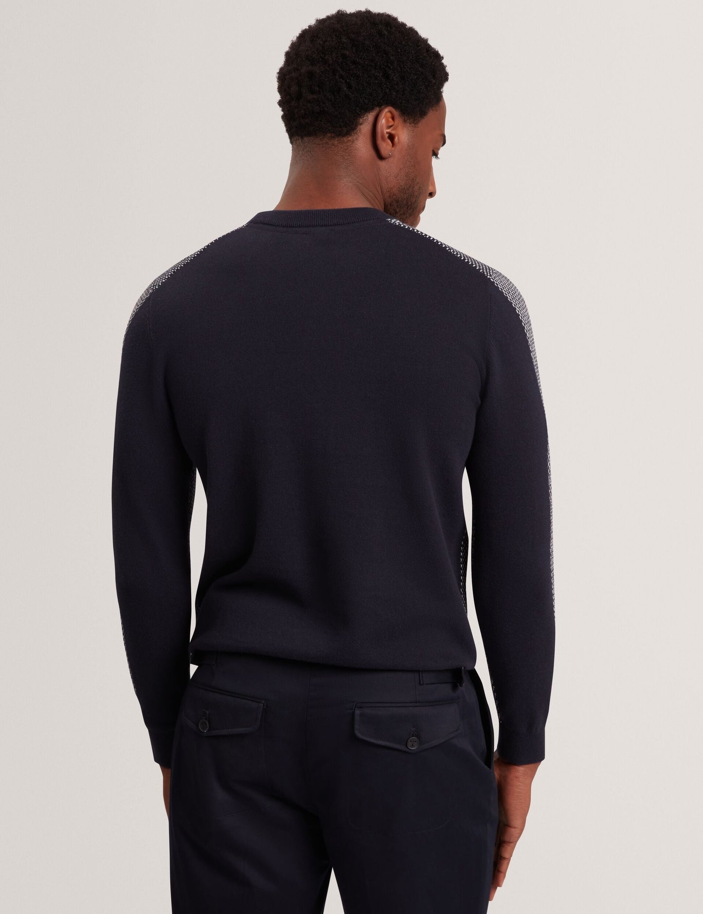 Ted Baker NEOPOTI Contrast Stitch Knit Cotton Polo Shirt