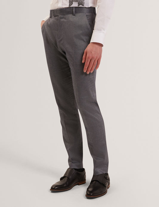 Ted Baker SABATON Slim Fit Stretch Cotton Twill Smart Pants