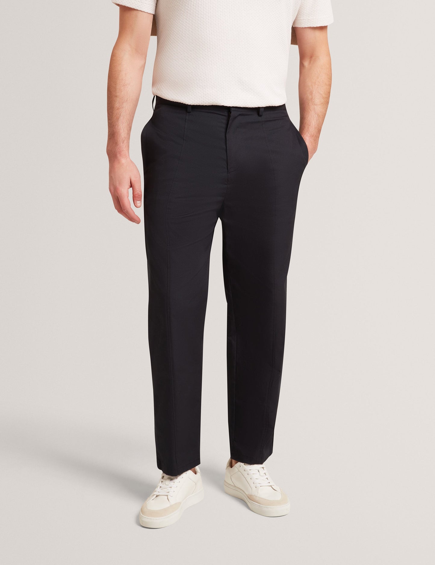 Ted Baker TEDDOT Tapered Leg Cotton Stretch Twill Pants