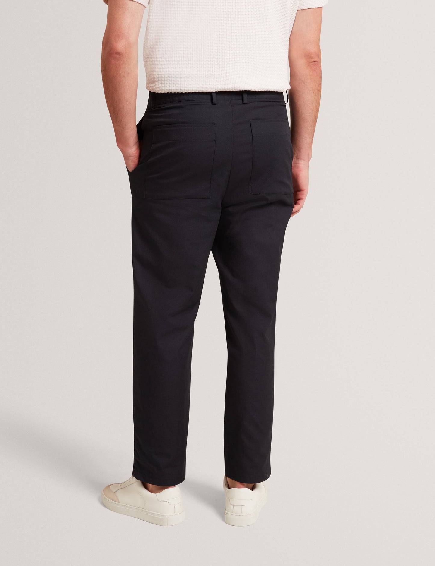 Ted Baker TEDDOT Tapered Leg Cotton Stretch Twill Pants