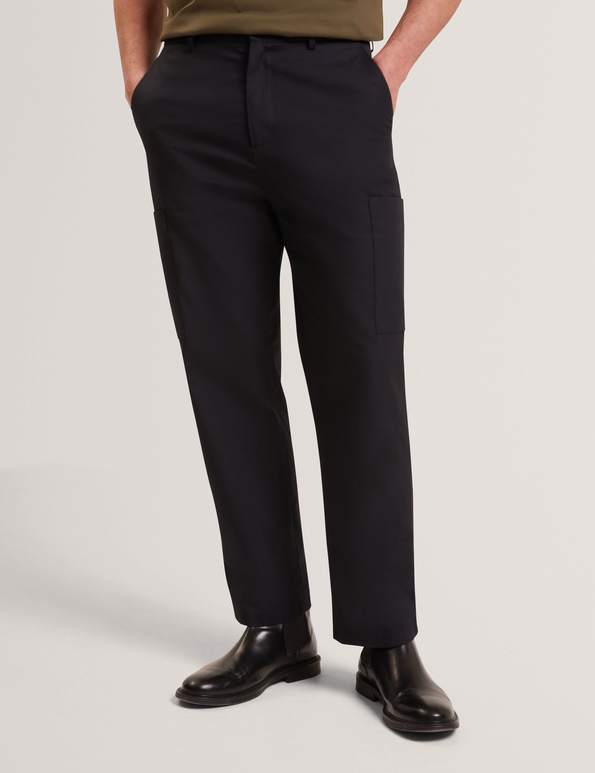 Ted Baker PORTYAL Tapered Stretch Cotton Cargo Pants