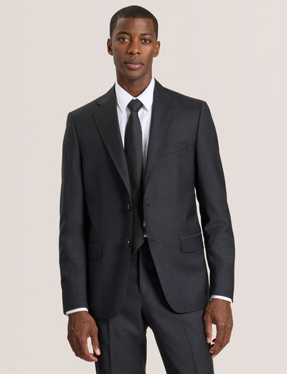 Ted Baker WRIGHT-GRID – Single Breasted Two Button Notch Fully Fashioned Grid Suit Jacket