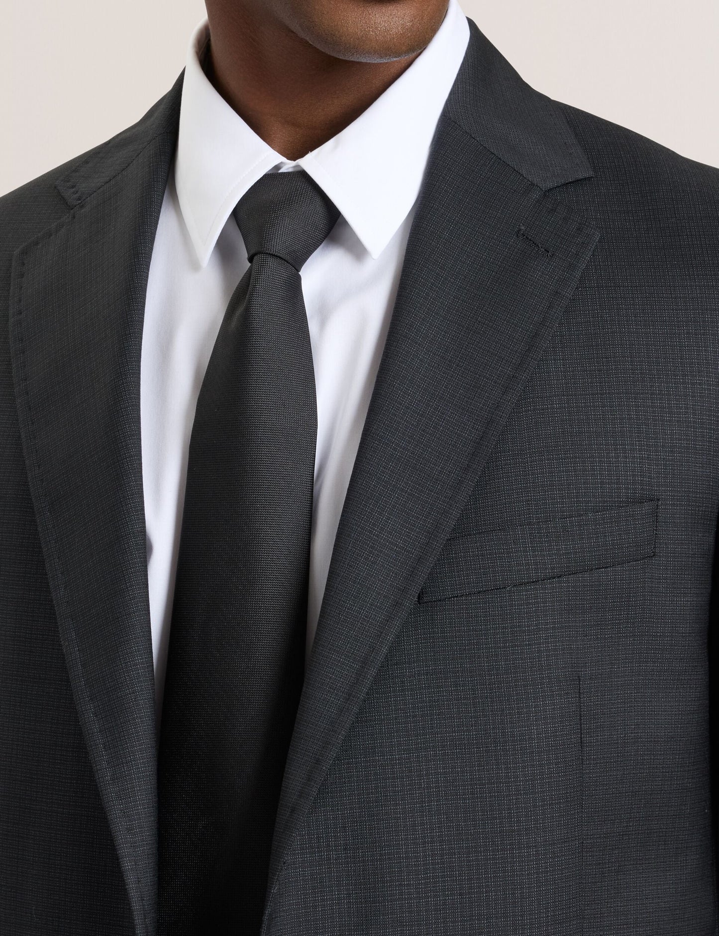 Ted Baker WRIGHT-GRID – Single Breasted Two Button Notch Fully Fashioned Grid Suit Jacket