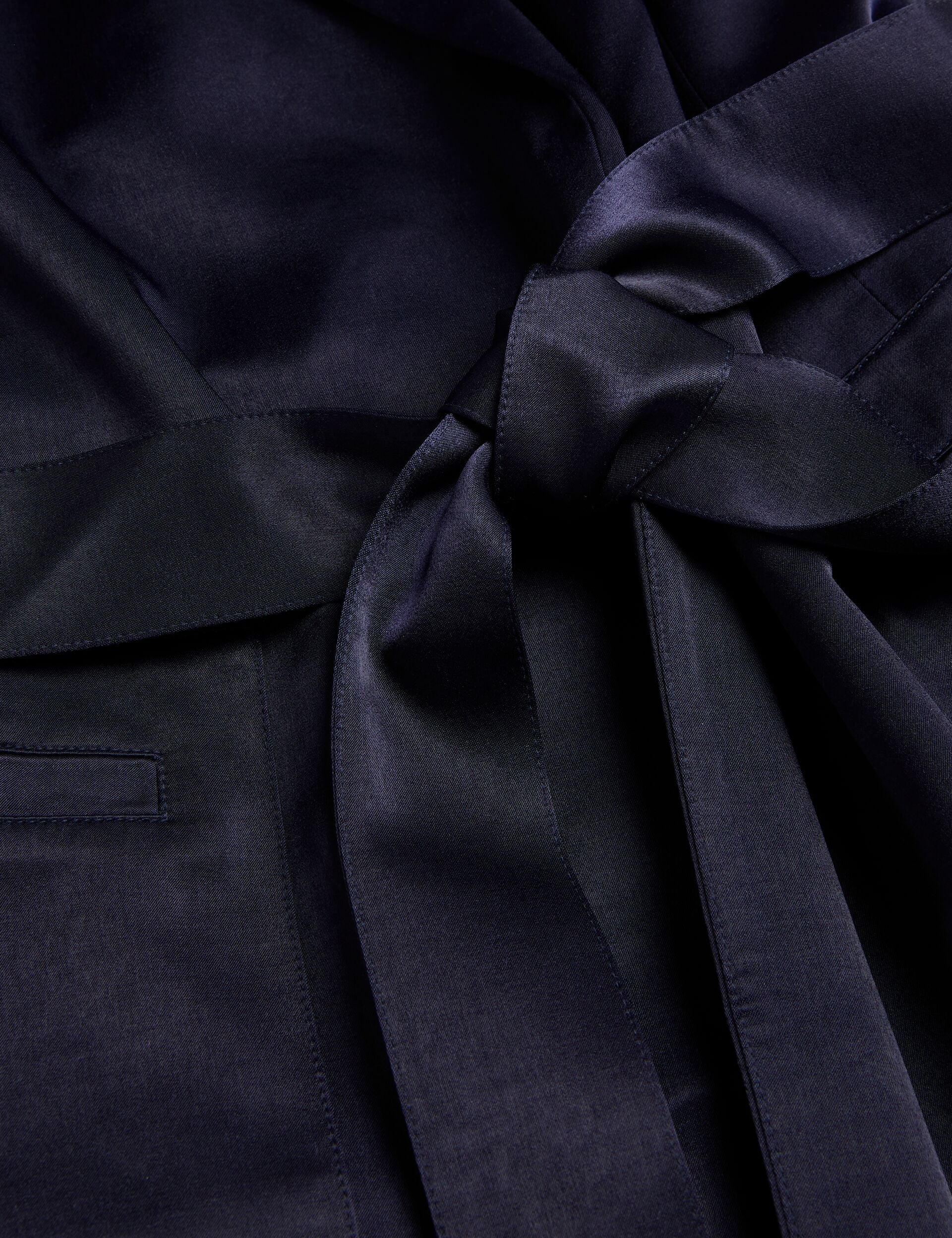 Ted Baker TEERUD - Tailored Satin Midi Dress with Belt