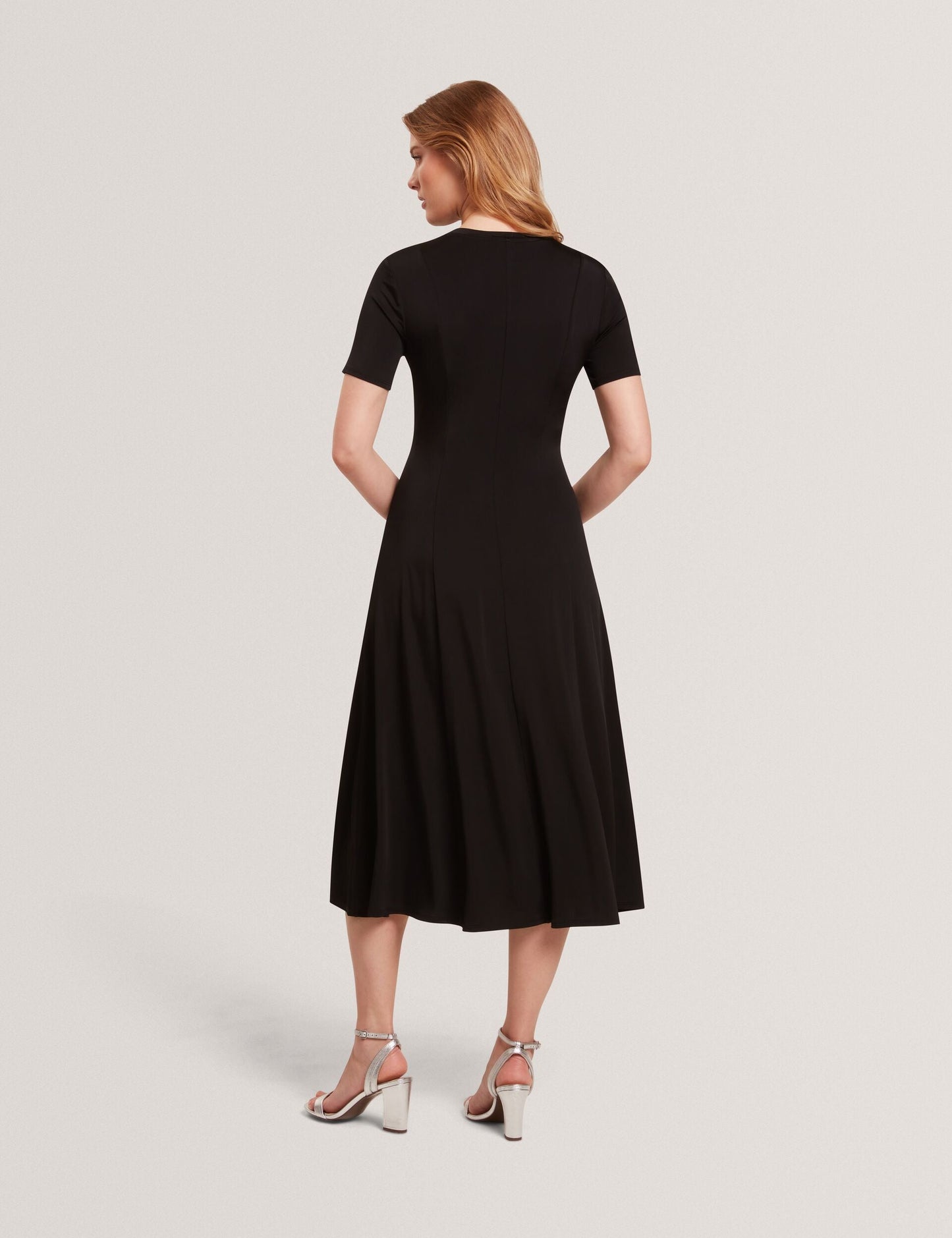 Ted Baker SHORT SLEEVE JERSEY MAXI DRESS - Rich Black