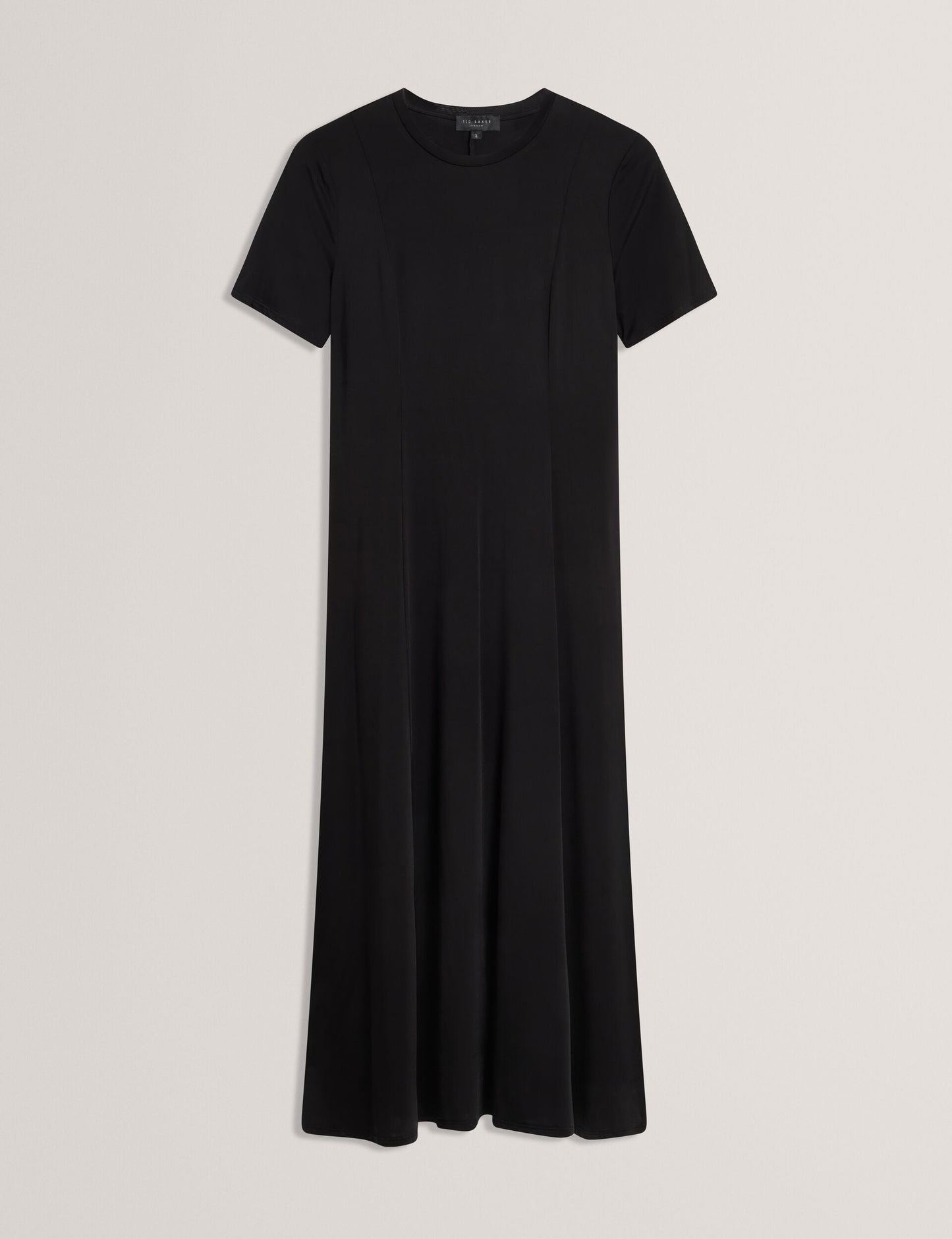 Ted Baker SHORT SLEEVE JERSEY MAXI DRESS - Rich Black