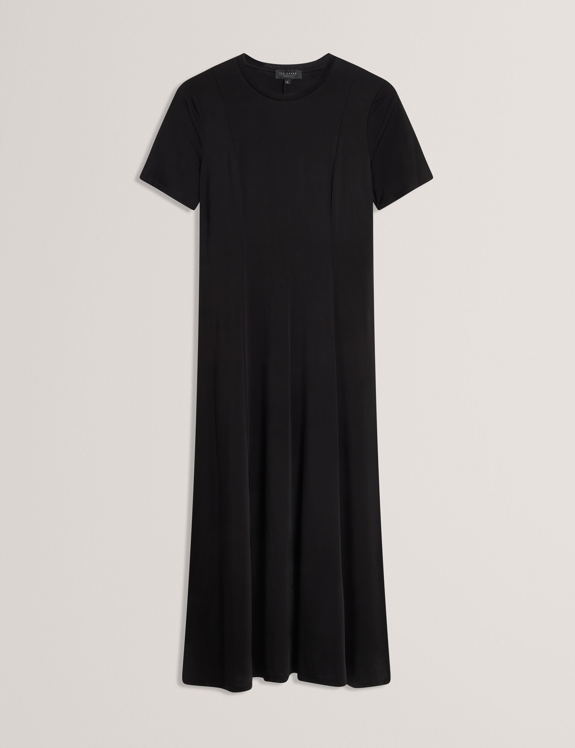 Ted Baker SHORT SLEEVE JERSEY MAXI DRESS - Rich Black