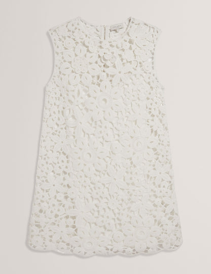 Ted Baker MIIKKA - Crochet Sleeveless Mini Shift Dress