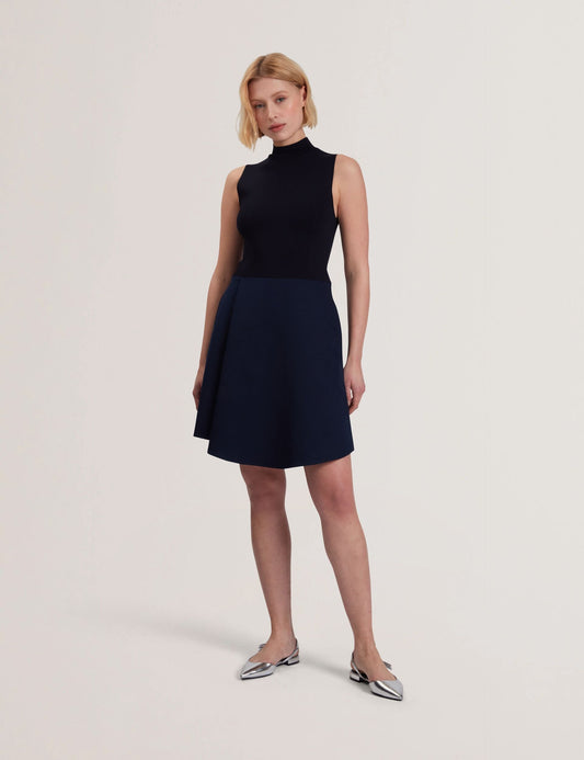 Ted Baker DANDIAA - Sleeveless High Neck 2-in-1 Mini Dress