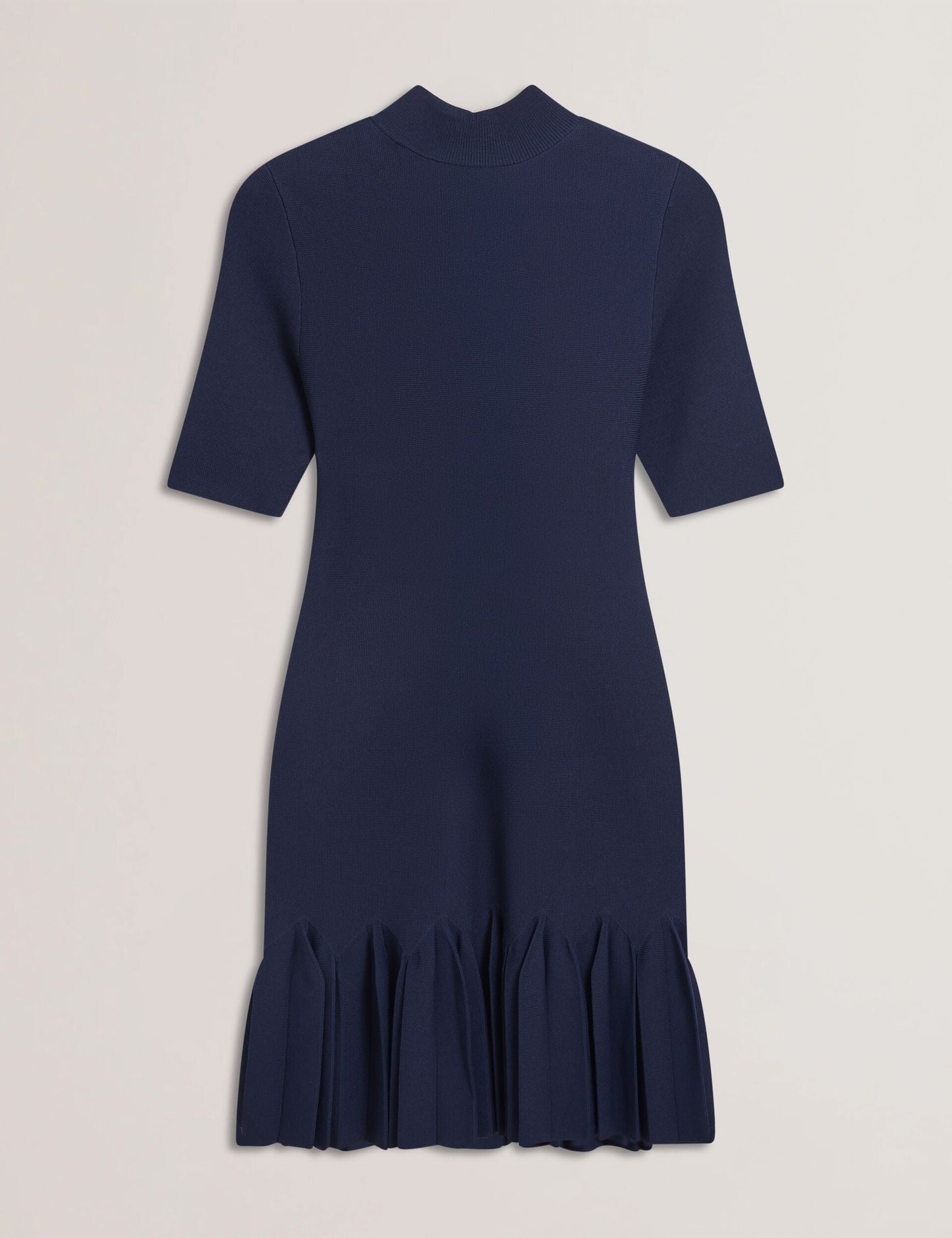 Ted Baker CANDDY - Pleated Hem Bodycon Knit Mini Dress