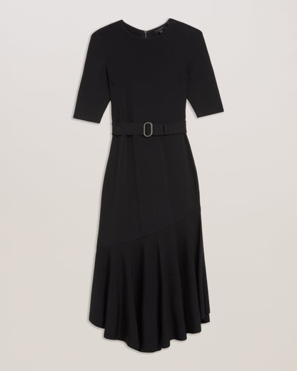 Ted Baker SAMALEE - Flippy Hem Knitted Midi Dress