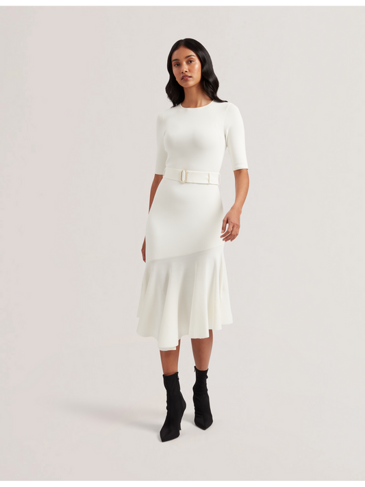 Ted Baker SAMALEE - Flippy Hem Knitted Midi Dress