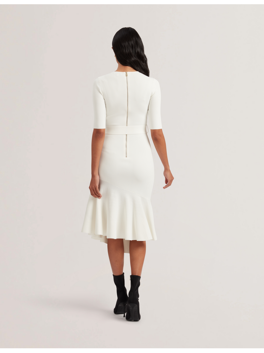 Ted Baker SAMALEE - Flippy Hem Knitted Midi Dress