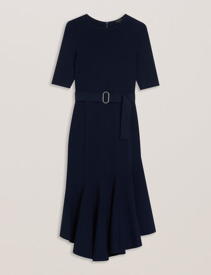 Ted Baker SAMALEE - Flippy Hem Knitted Midi Dress