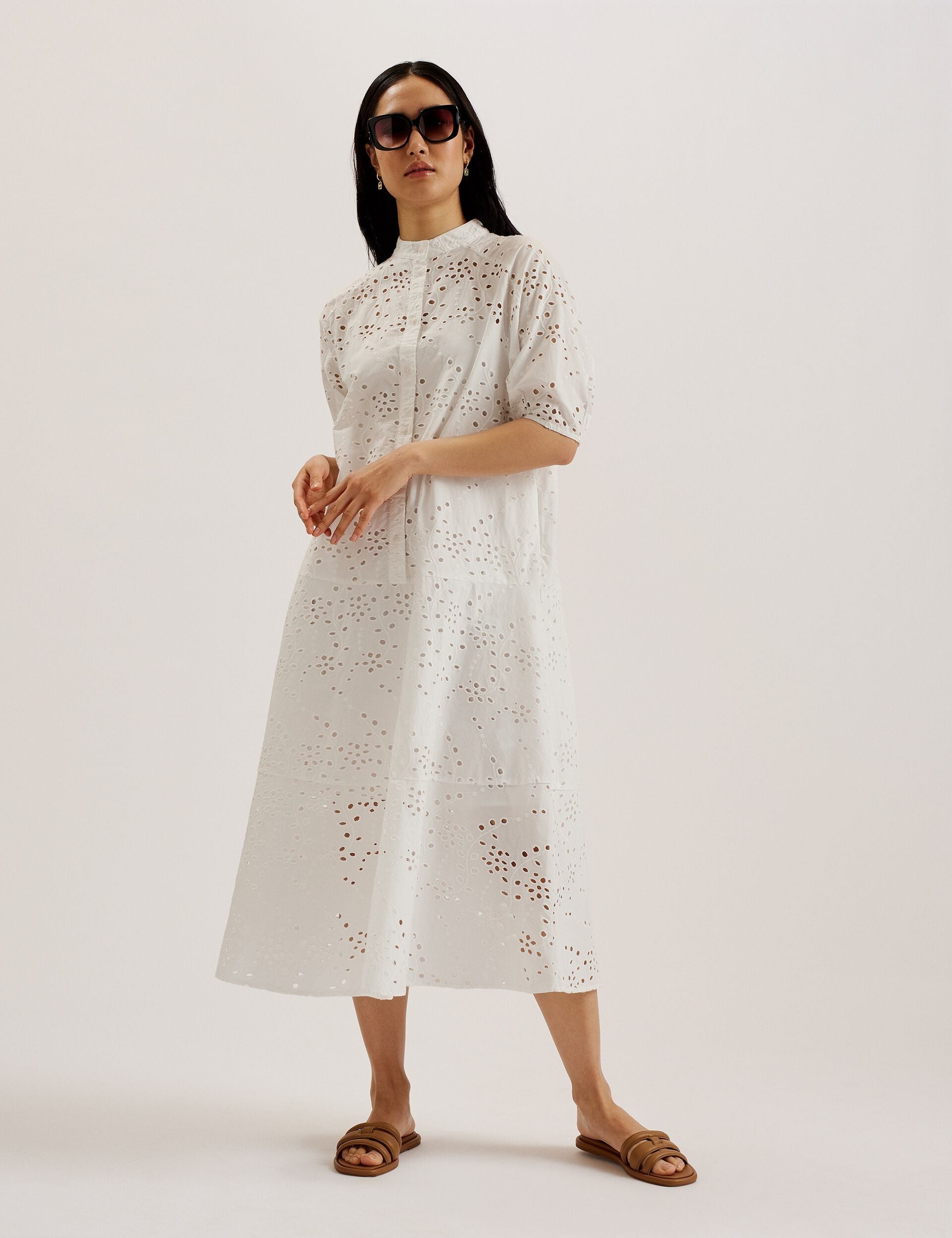Ted Baker NIKAIA - Oversized Broderie Dress