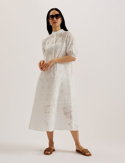 Ted Baker NIKAIA - Oversized Broderie Dress