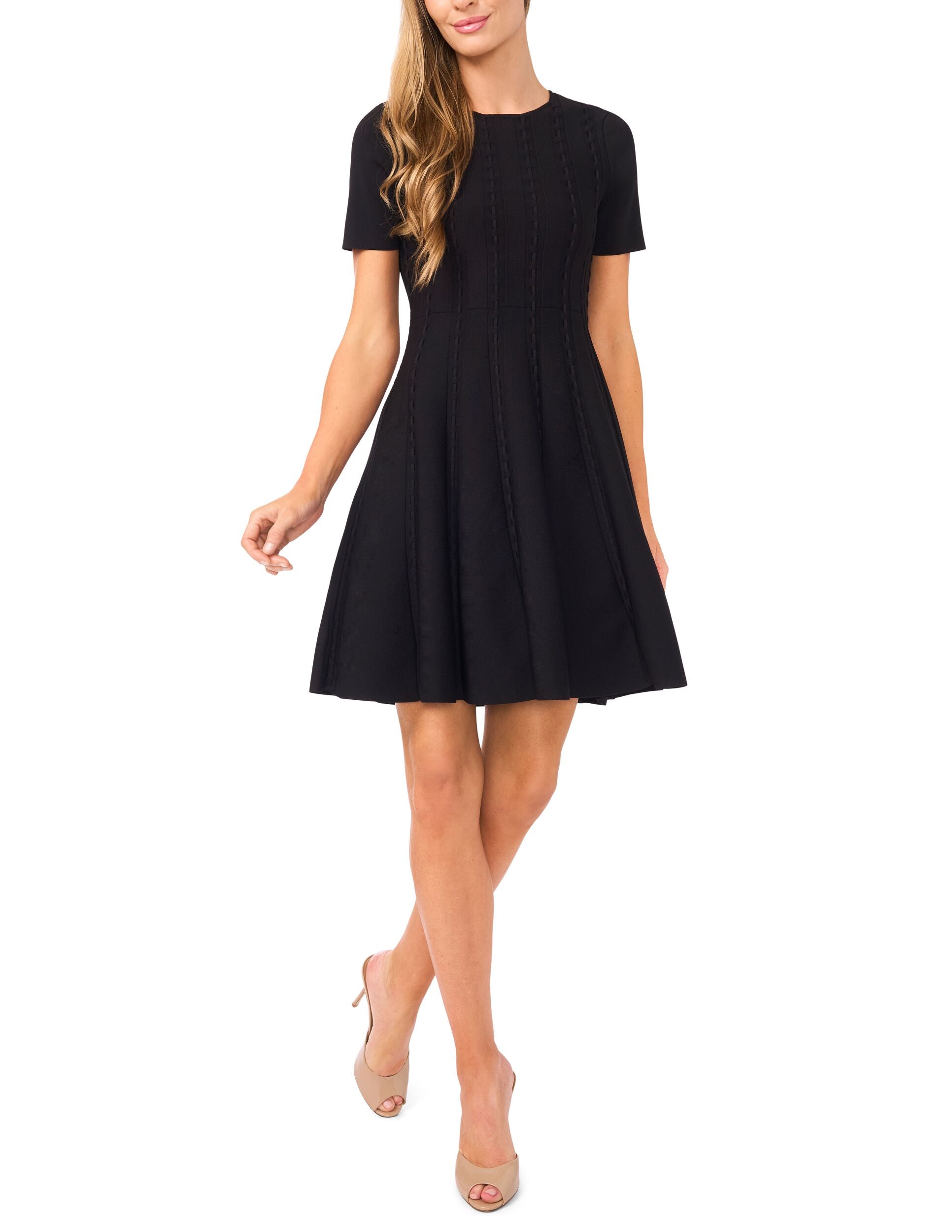 Ted Baker ELLA - Short Sleeve Ribbon Stitch Mini Dress