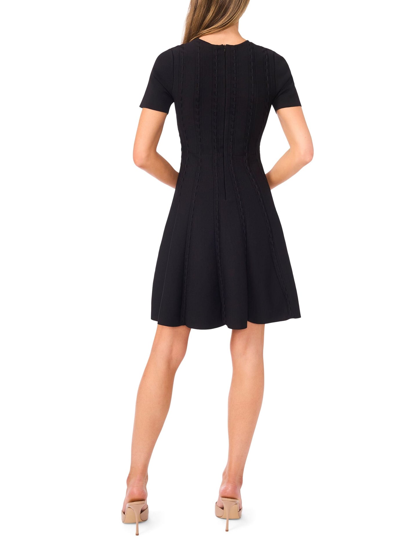 Ted Baker ELLA - Short Sleeve Ribbon Stitch Mini Dress