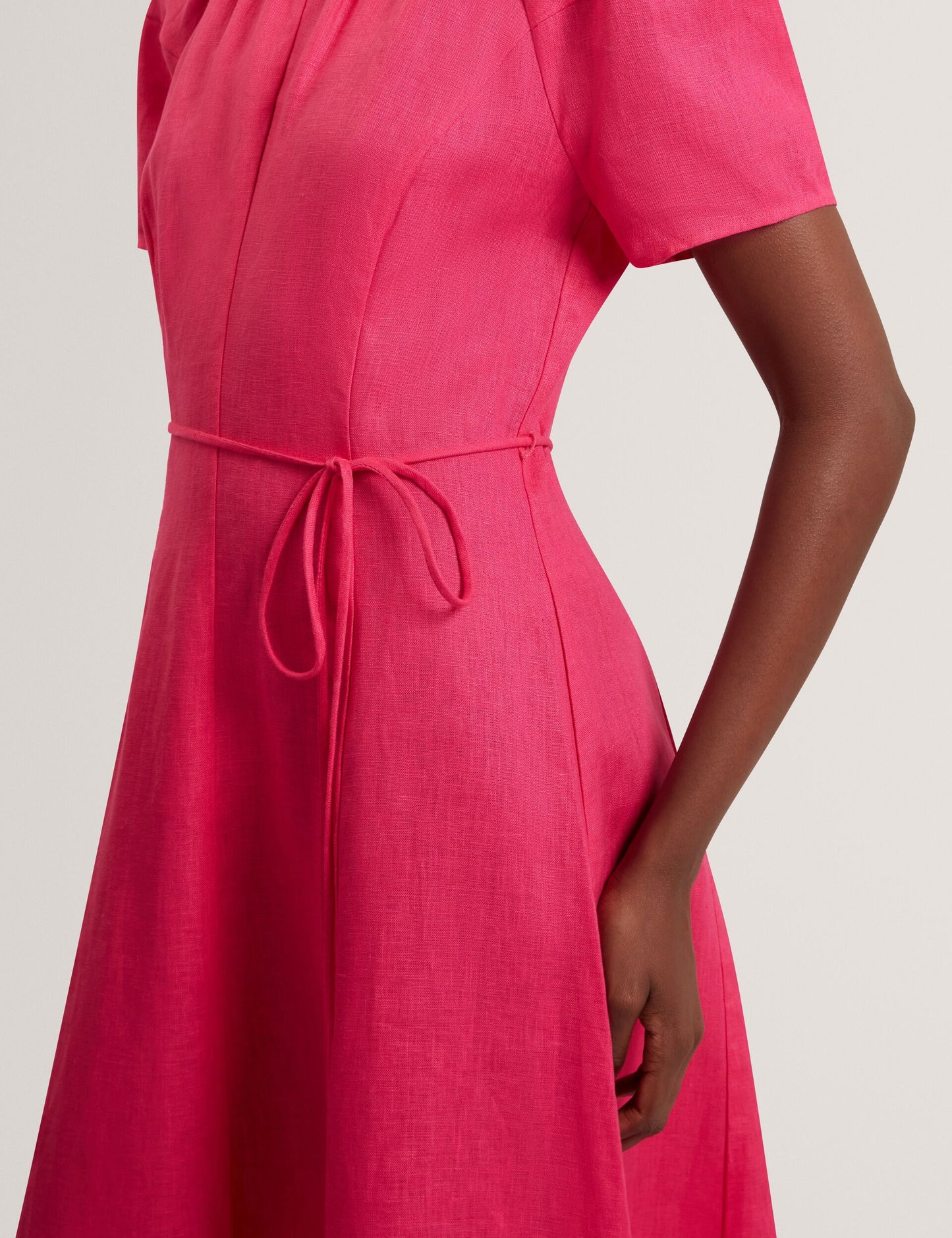Ted Baker ALLISON Linen Raglan Sleeve Maxi Dress
