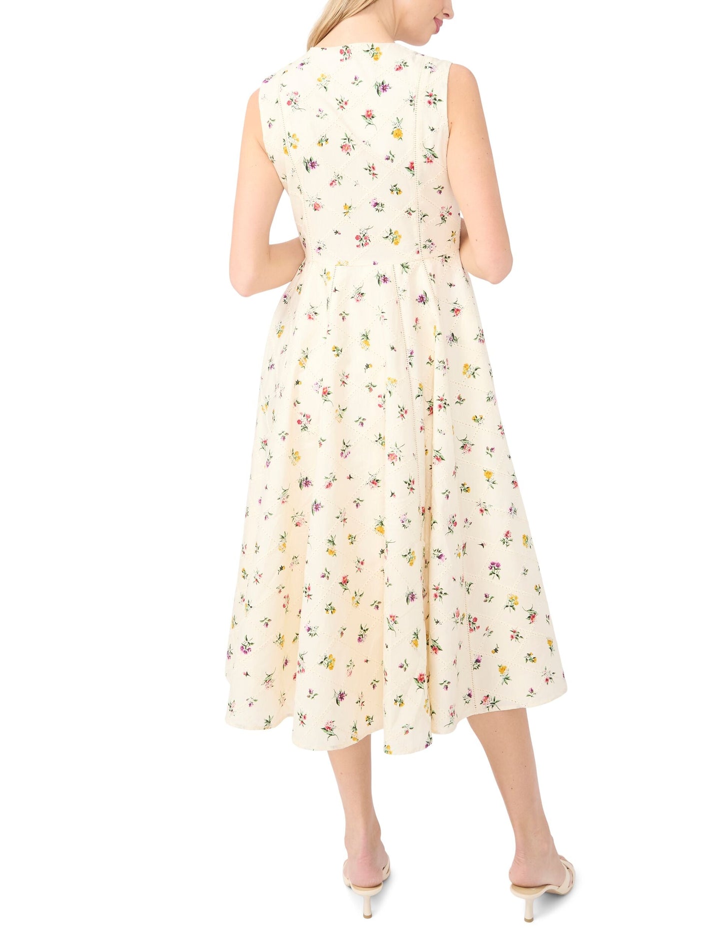 Ted Baker JOANNE Wildflower Sleeveless Smock Midi Dress
