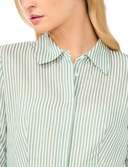 Ted Baker LYNN Striped Belted Midi Shirt Dress