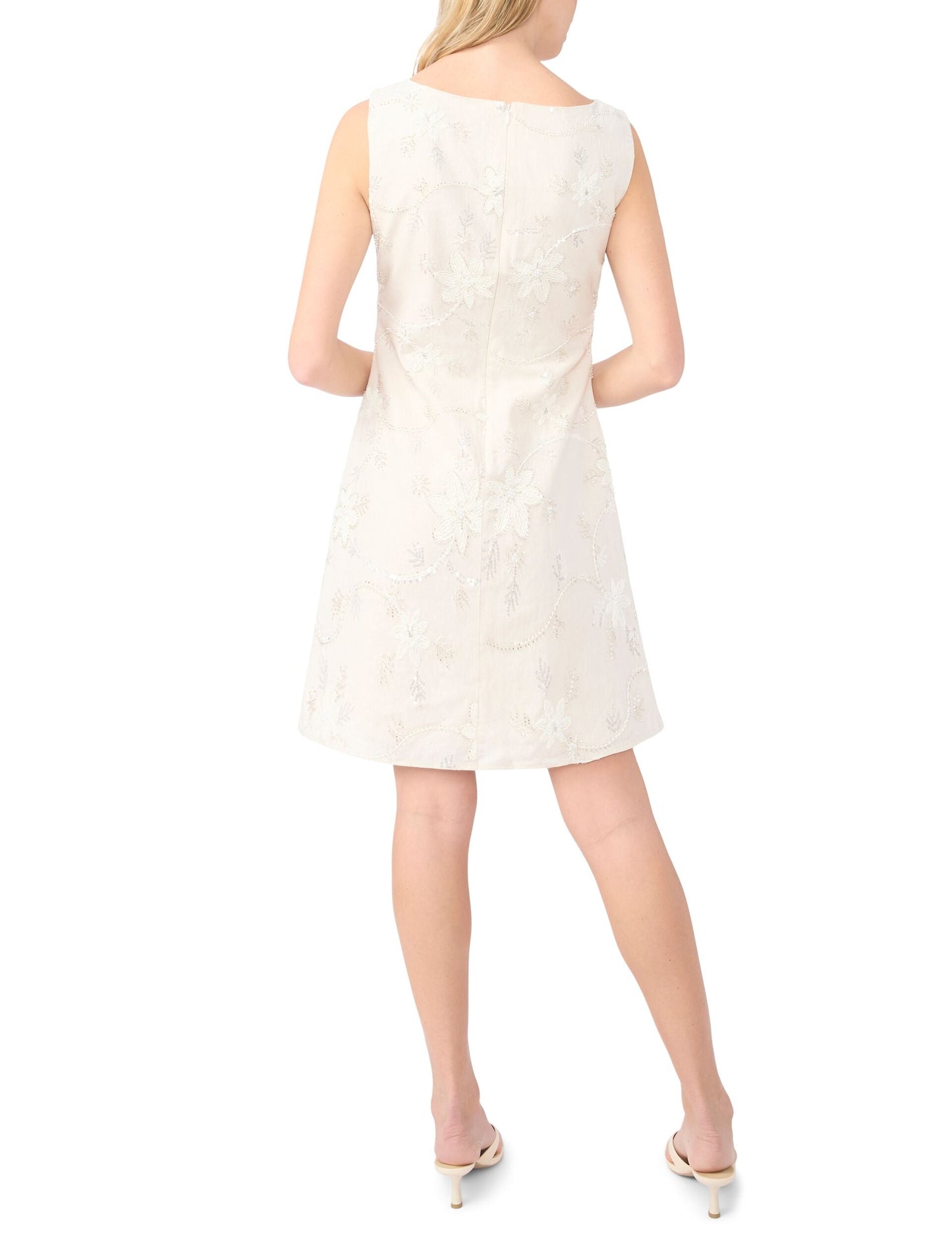 Ted Baker HAYLEE Beaded Floral Sleeveless Mini Dress
