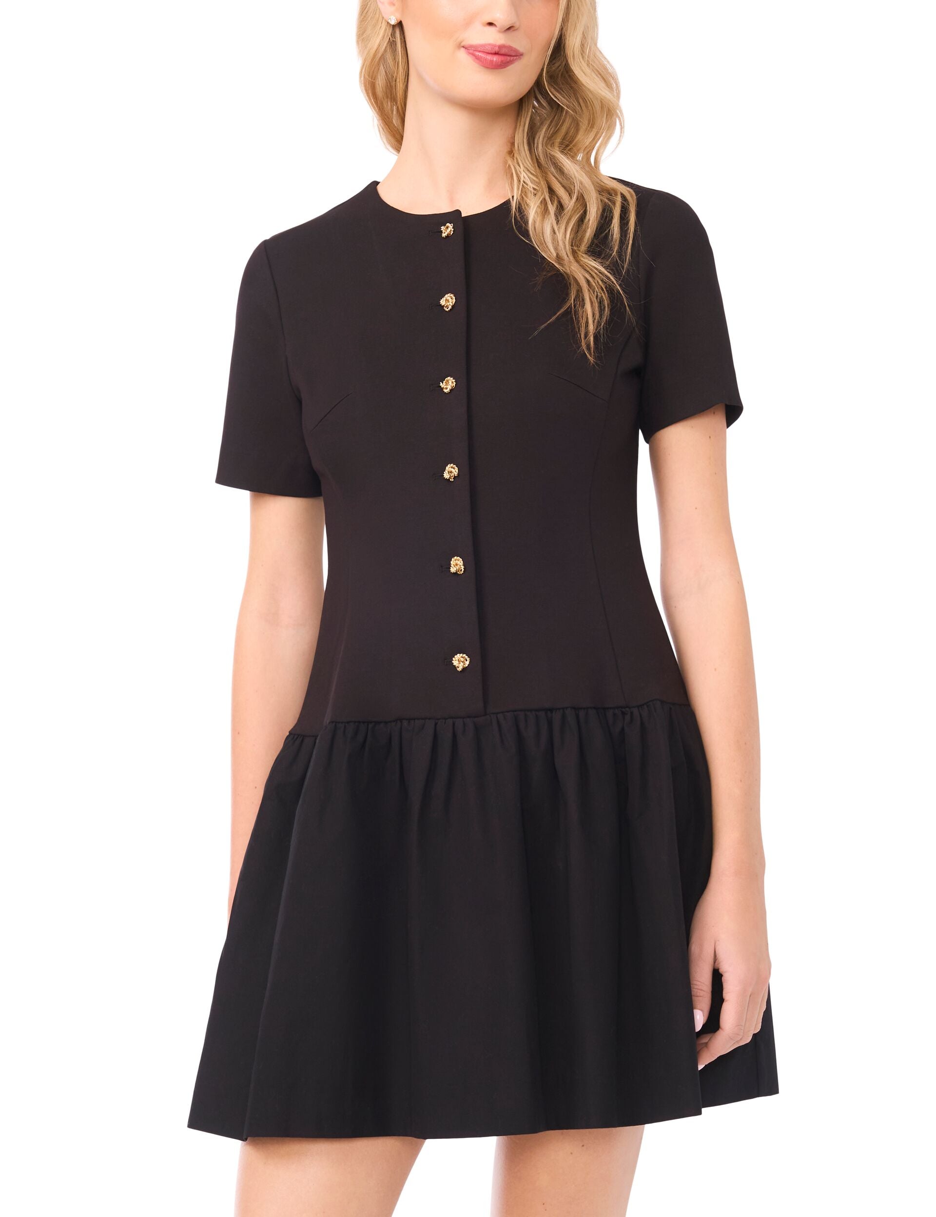Ted Baker VALENTINA Tailored Drop Waist Buttoned Mini Dress