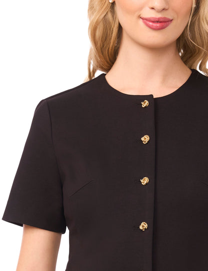 Ted Baker VALENTINA Tailored Drop Waist Buttoned Mini Dress
