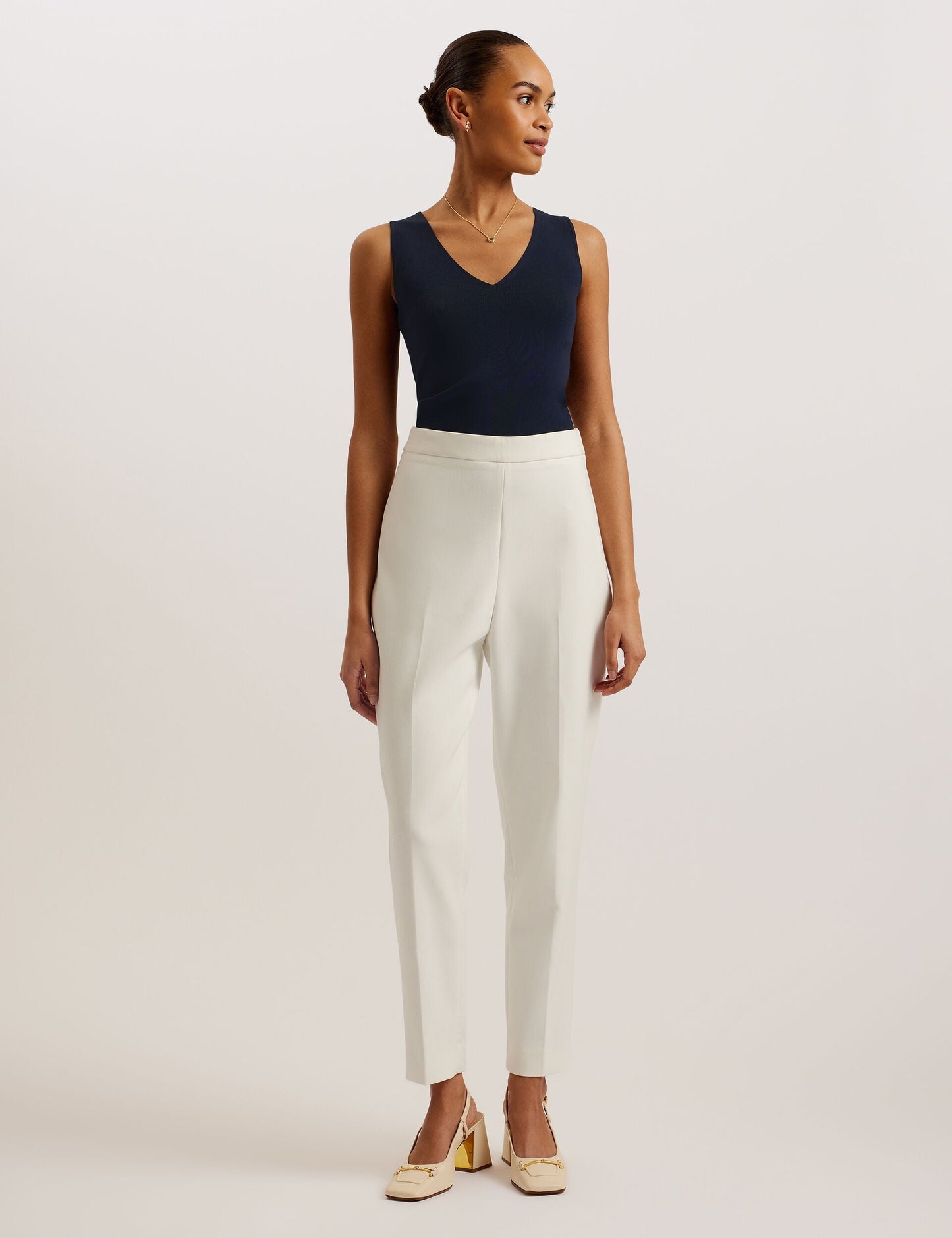 Ted Baker JOSIIY - V Neck Slim Fit Sleeveless Knit Top