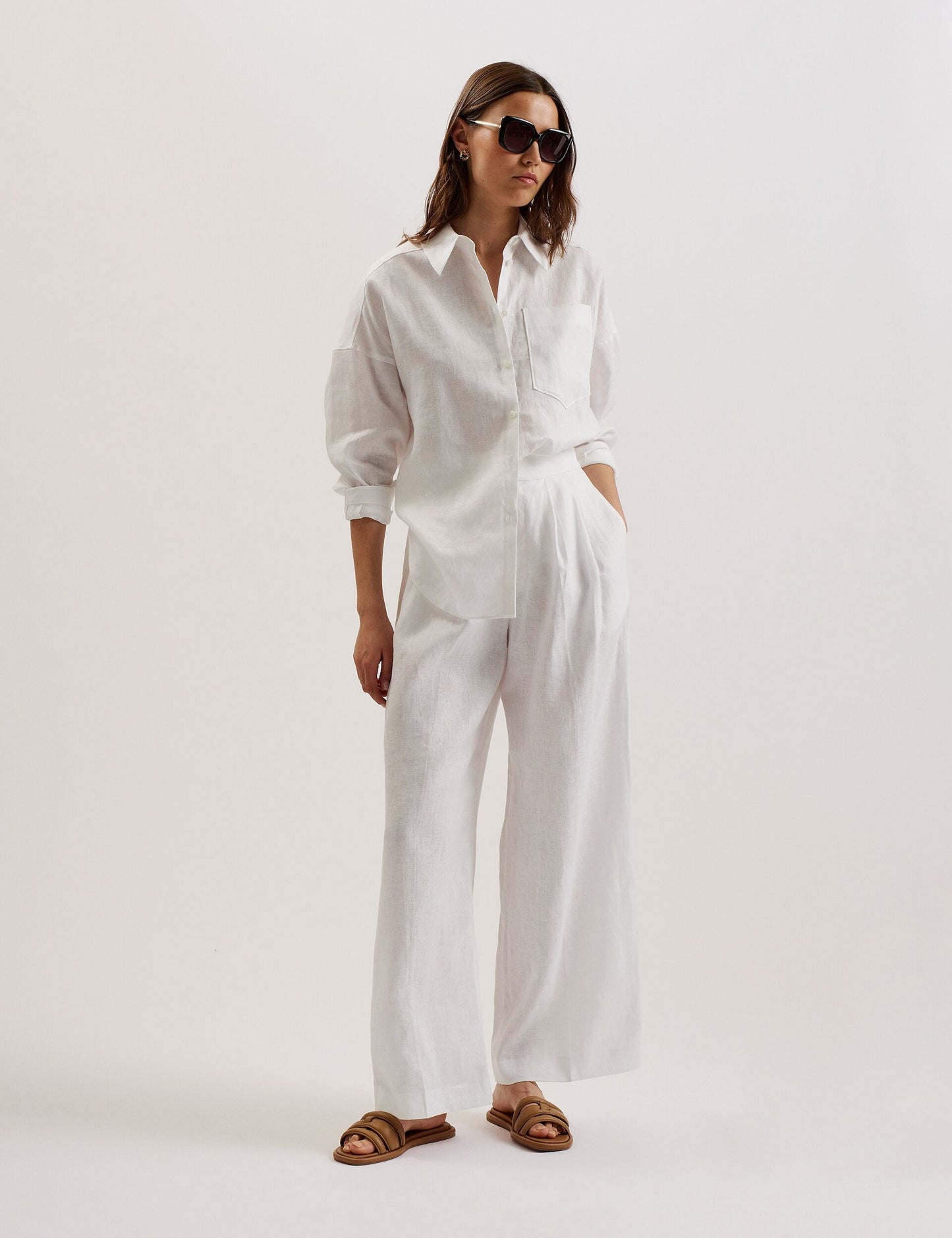 Ted Baker TOLOCA - Oversized Linen Shirt