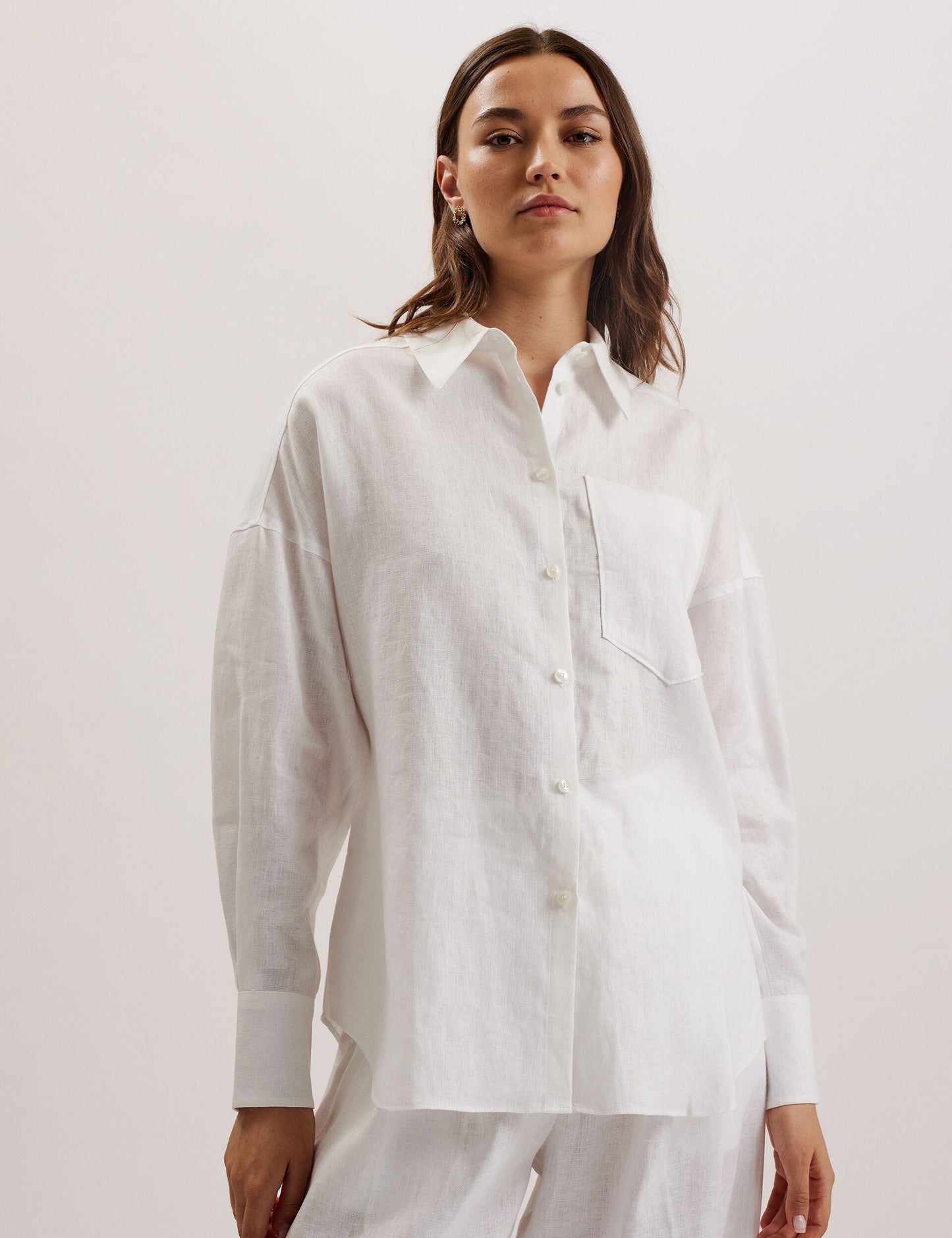 Ted Baker TOLOCA - Oversized Linen Shirt