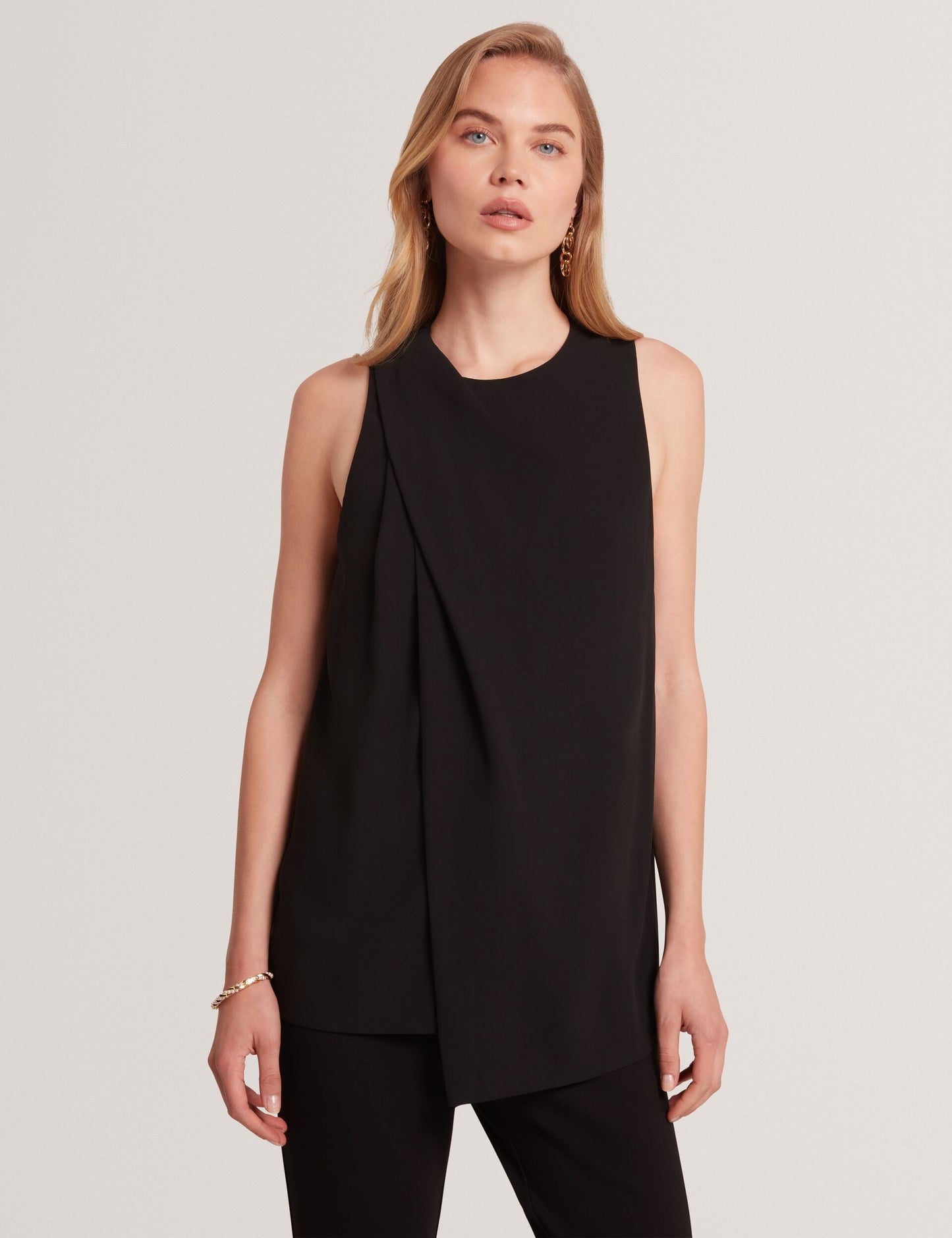 Ted Baker ICANA - Draped Front Asymmetric Sleeveless Top