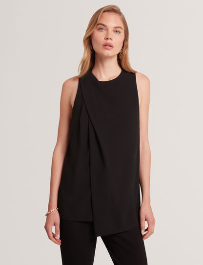 Ted Baker ICANA - Draped Front Asymmetric Sleeveless Top
