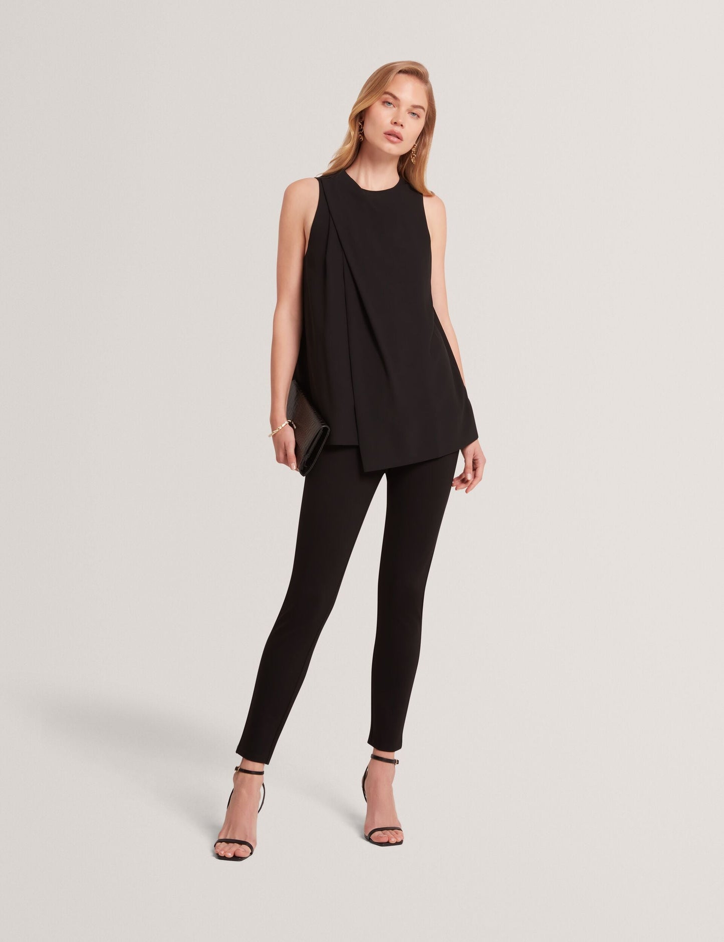 Ted Baker ICANA - Draped Front Asymmetric Sleeveless Top
