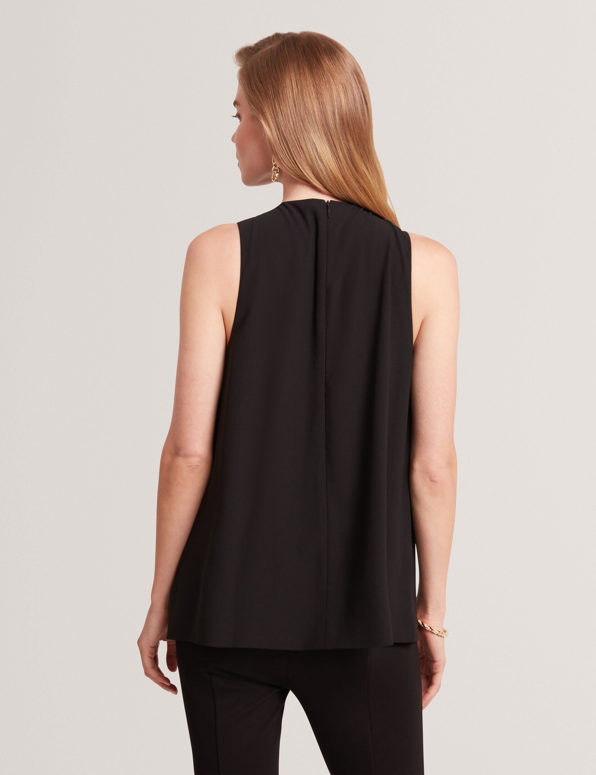 Ted Baker ICANA - Draped Front Asymmetric Sleeveless Top