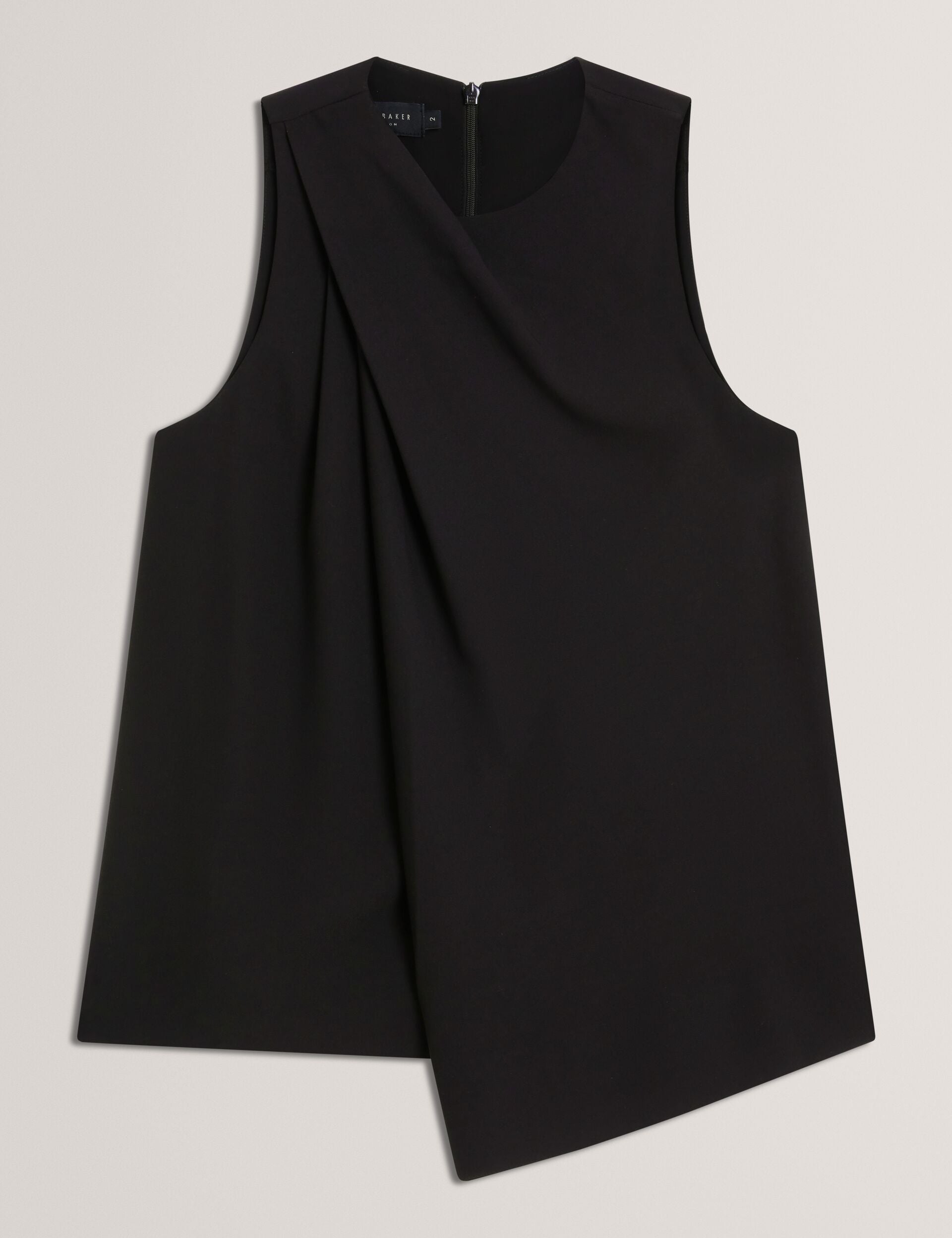Ted Baker ICANA - Draped Front Asymmetric Sleeveless Top