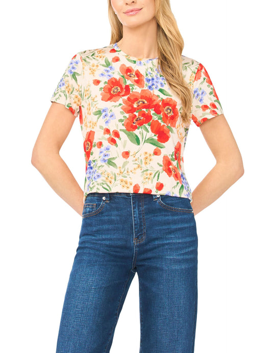 Ted Baker KNITTOP Poppy Print Slim Fit T-Shirt