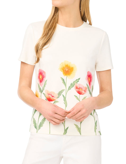 Ted Baker WILLOW Floral Border Crew Neck T-Shirt