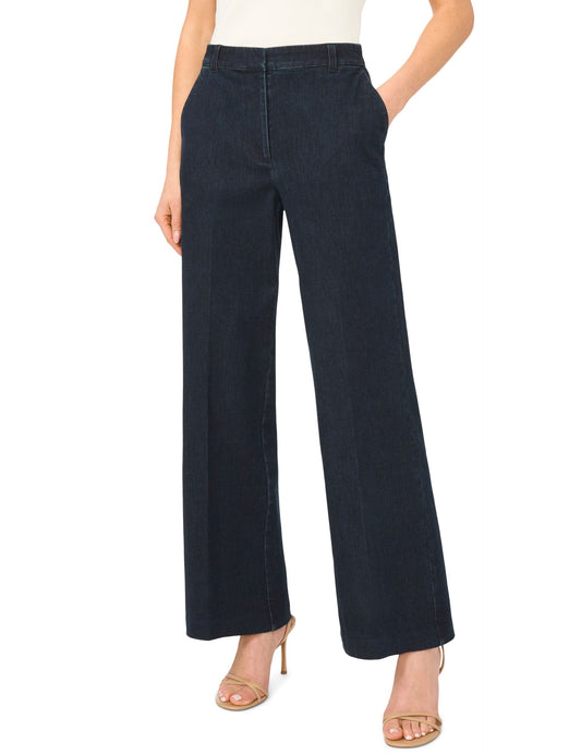 Ted Baker CARINA Dark Rinse Smart Wide Leg Jeans