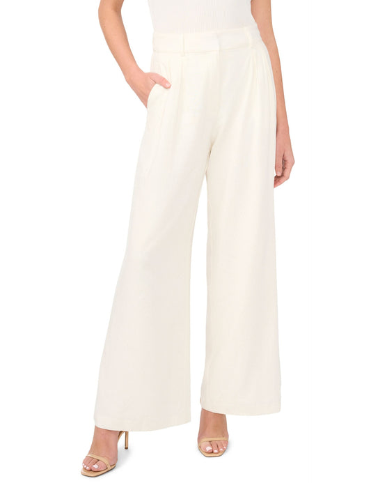 Ted Baker BEATRICE Linen Blend Tailored Wide Leg Pants