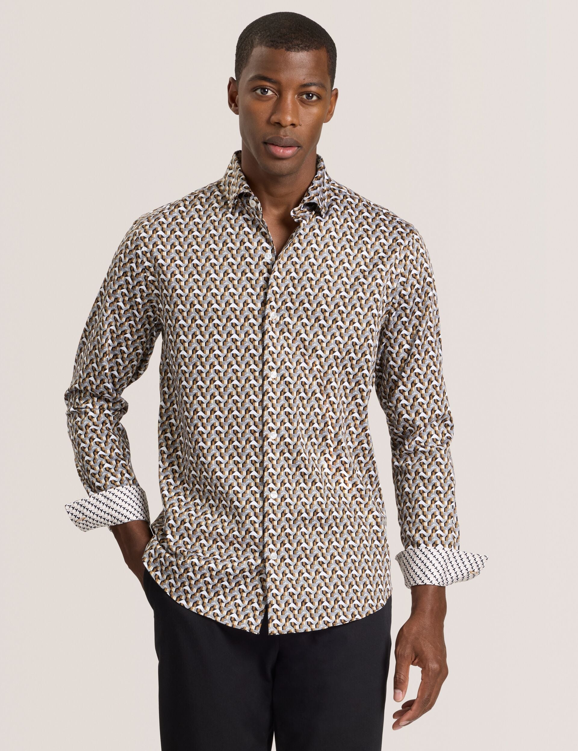 Ted Baker SOREN - Long Sleeve Archie Print Shirt