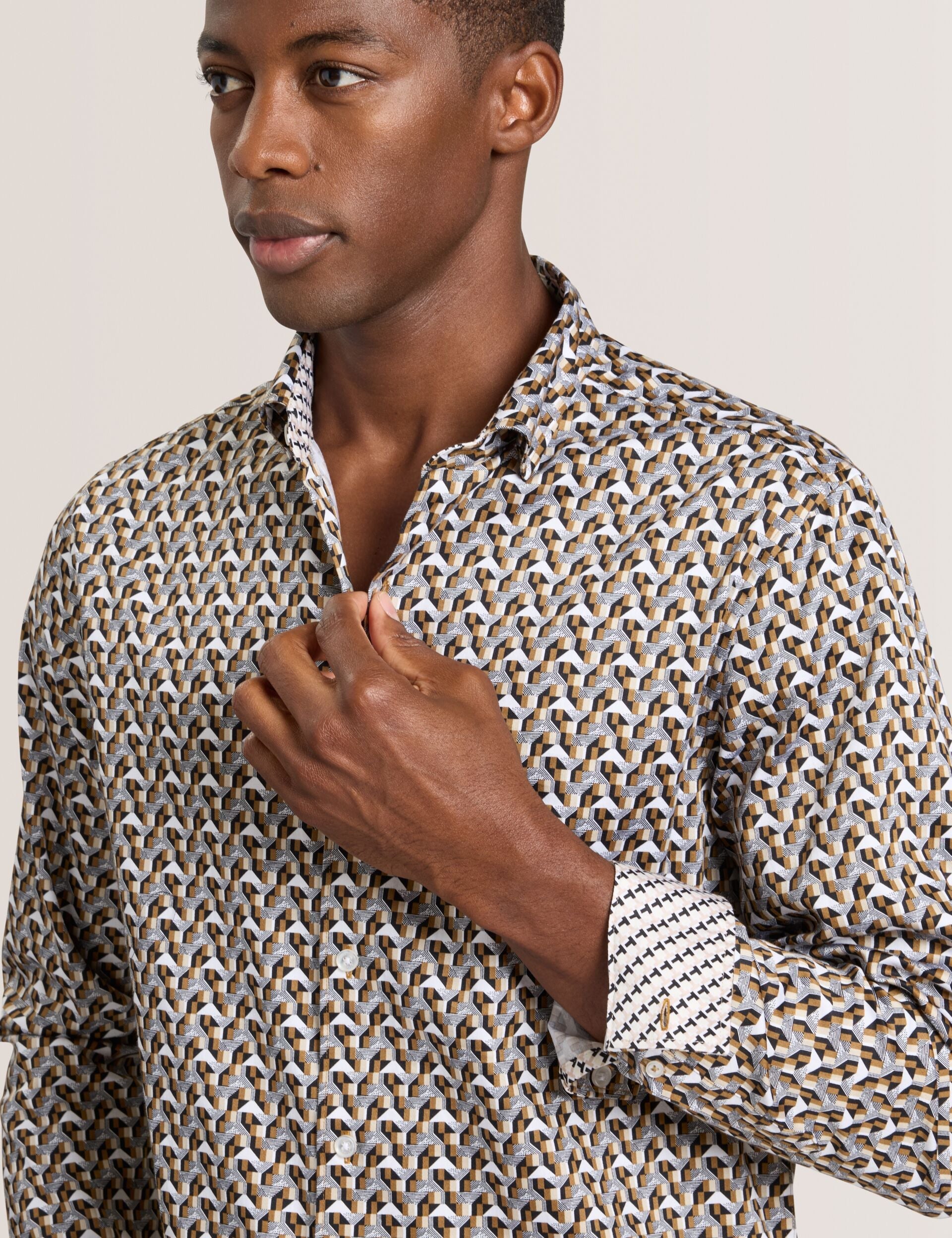 Ted Baker SOREN - Long Sleeve Archie Print Shirt