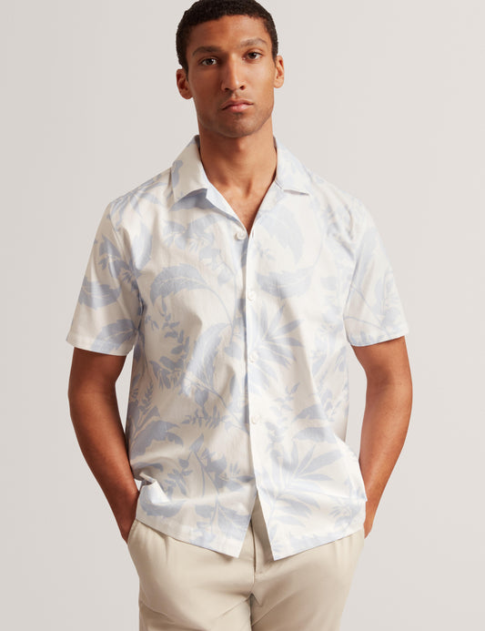 Ted Baker KITS - Short Sleeve Relaxed Floral Print Shirt