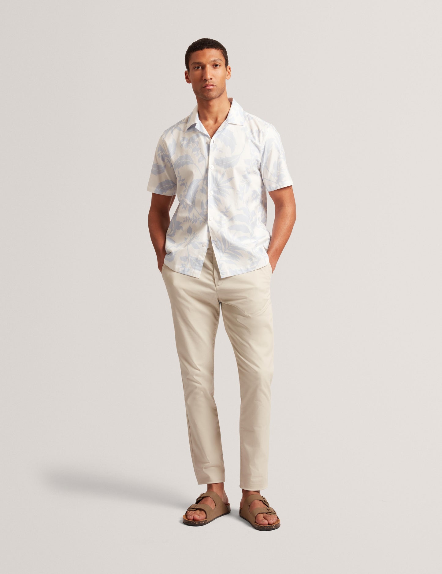 Ted Baker KITS - Short Sleeve Relaxed Floral Print Shirt