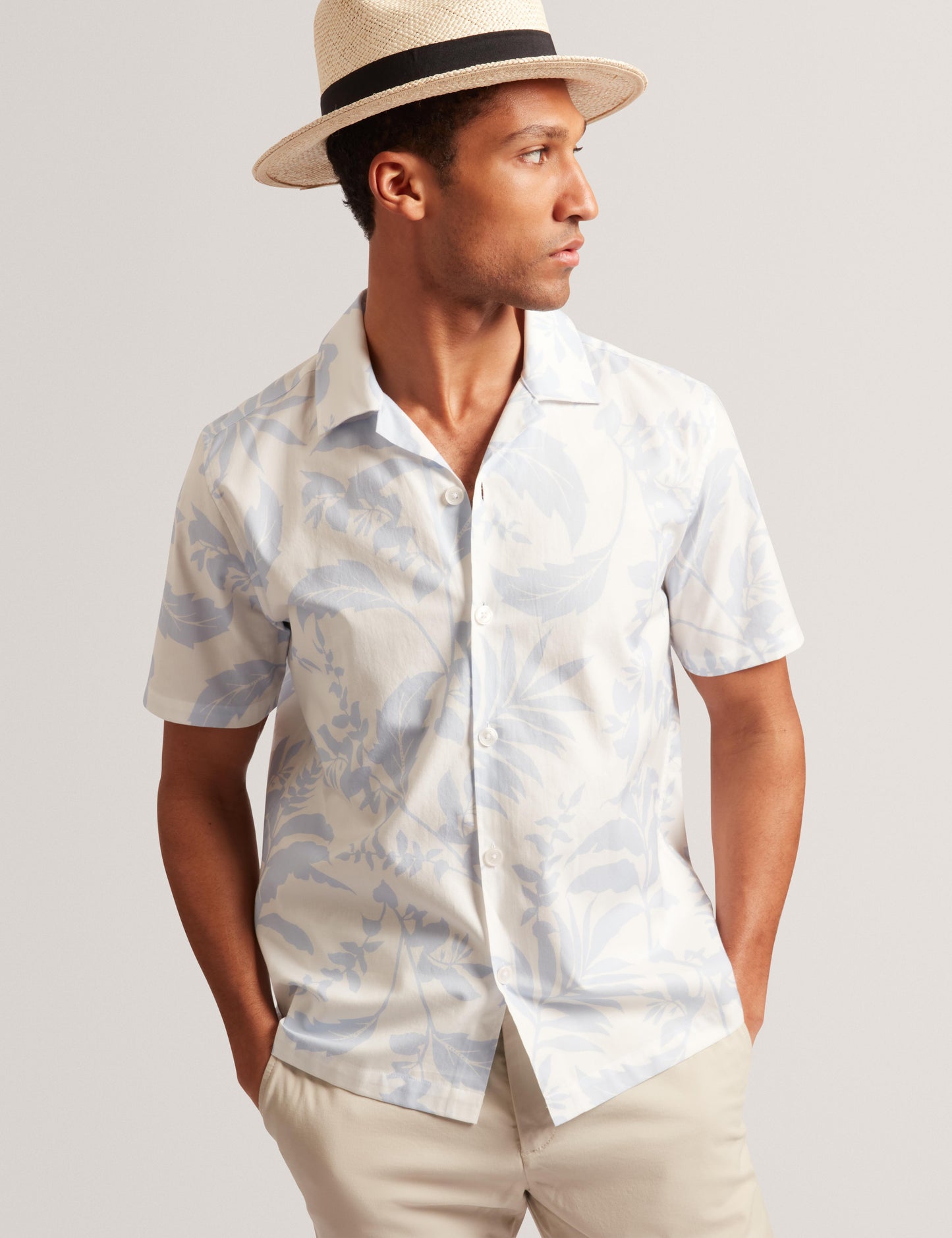 Ted Baker KITS - Short Sleeve Relaxed Floral Print Shirt