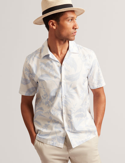 Ted Baker KITS - Short Sleeve Relaxed Floral Print Shirt