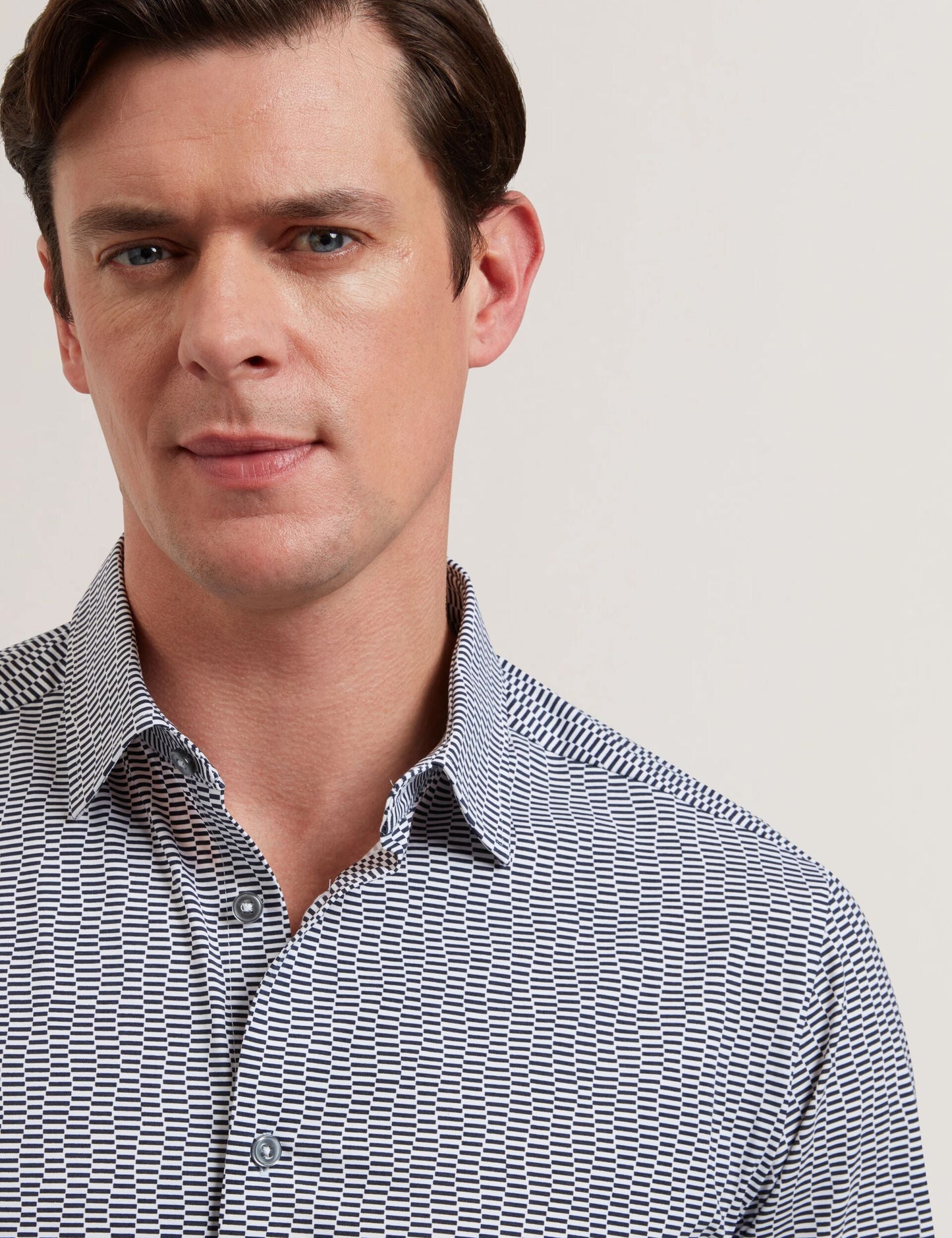 Ted Baker WAVEY - Long Sleeve Geo Print Shirt